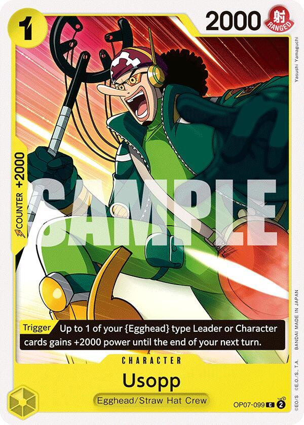 Usopp OP07-099 card from 500 Years in the Future