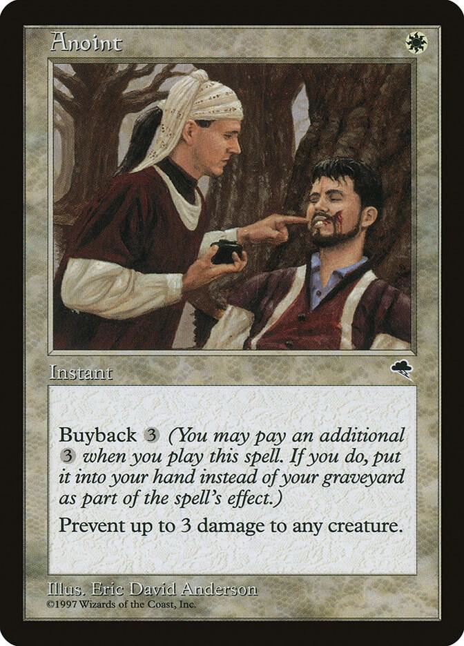 Anoint 3 card from Tempest