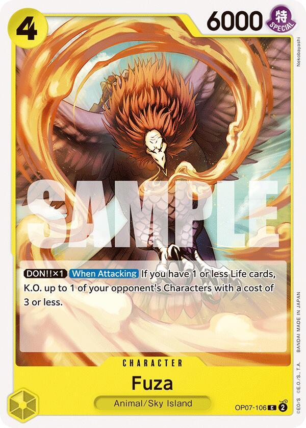 Fuza OP07-106 card from 500 Years in the Future