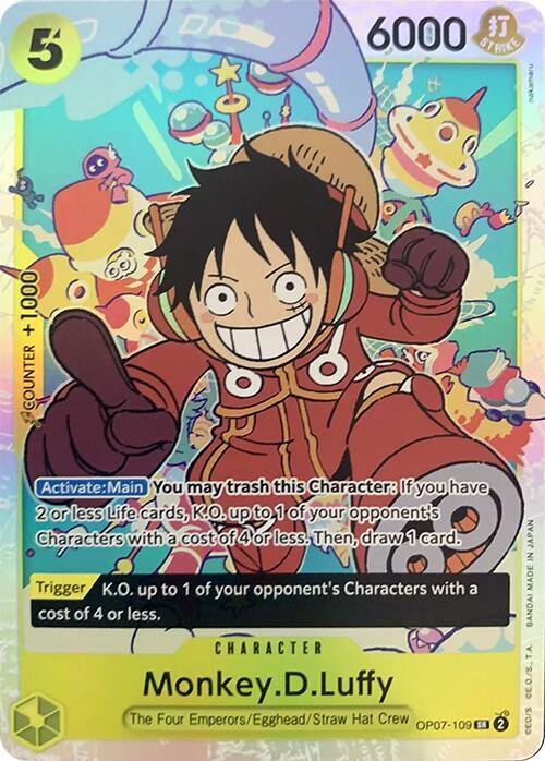 Monkey.D.Luffy OP07-109 card from 500 Years in the Future