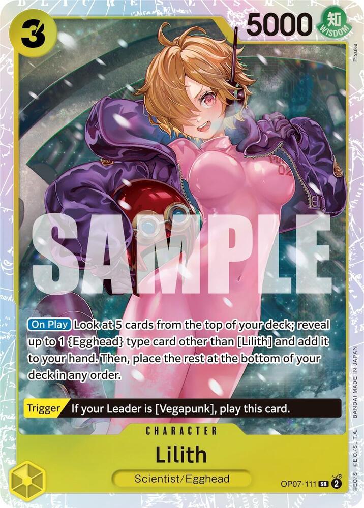 Lilith OP07-111 card from 500 Years in the Future