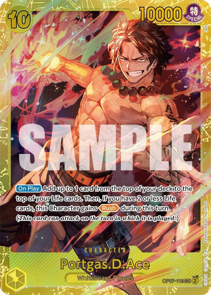 Portgas.D.Ace OP07-119 card from 500 Years in the Future