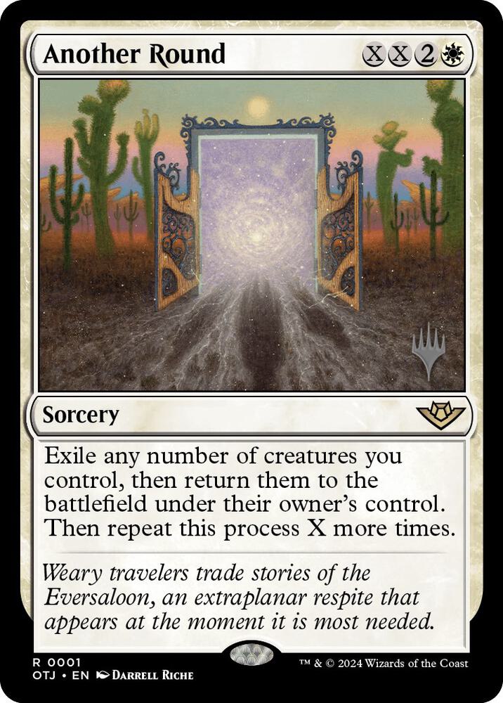 Another Round 1 card from Promo Pack: Outlaws of Thunder Junction
