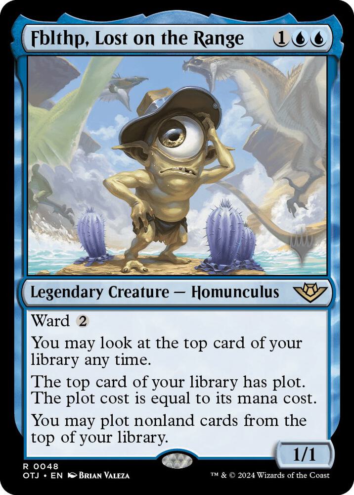 Fblthp, Lost on the Range 48 card from Promo Pack: Outlaws of Thunder Junction