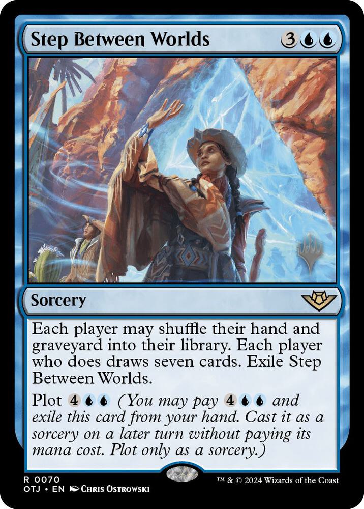 Step Between Worlds 70 card from Promo Pack: Outlaws of Thunder Junction
