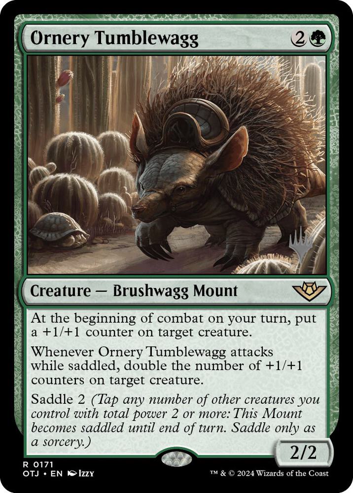 Ornery Tumblewagg 171 card from Promo Pack: Outlaws of Thunder Junction