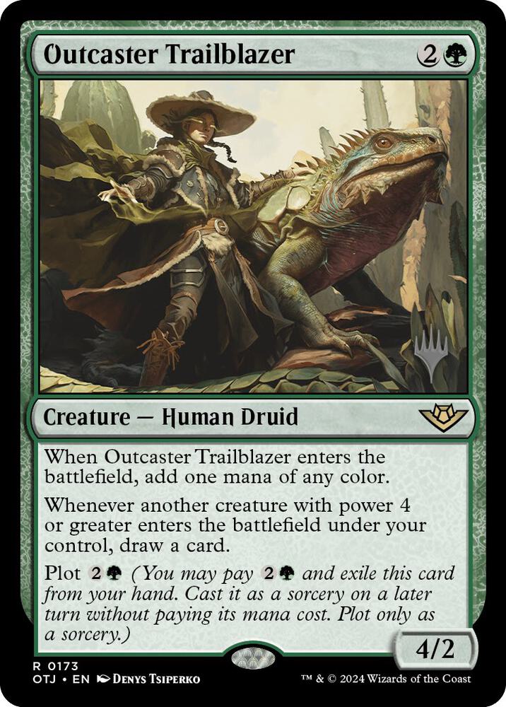 Outcaster Trailblazer 173 card from Promo Pack: Outlaws of Thunder Junction