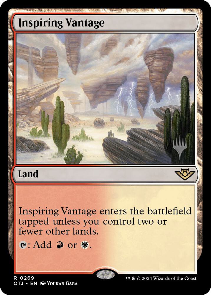 Inspiring Vantage 269 card from Promo Pack: Outlaws of Thunder Junction