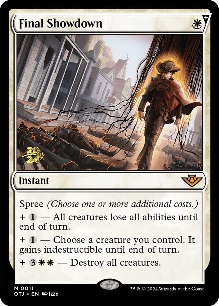 Final Showdown 11 card from Prerelease Cards