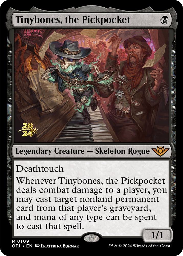 Tinybones, the Pickpocket 109 card from Prerelease Cards