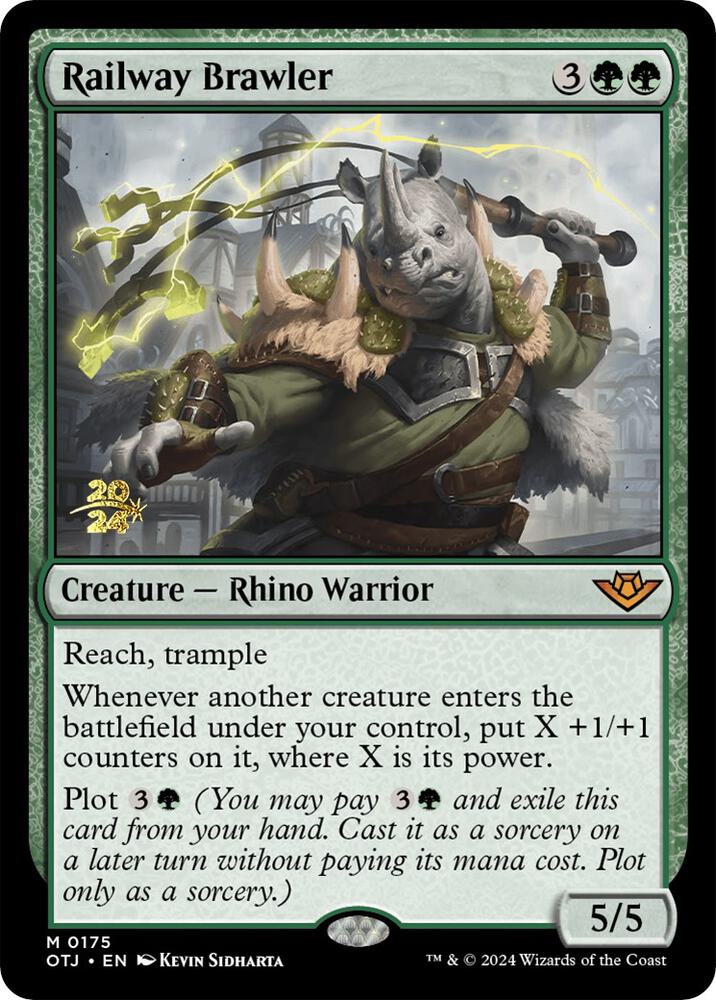 Railway Brawler 175 card from Prerelease Cards