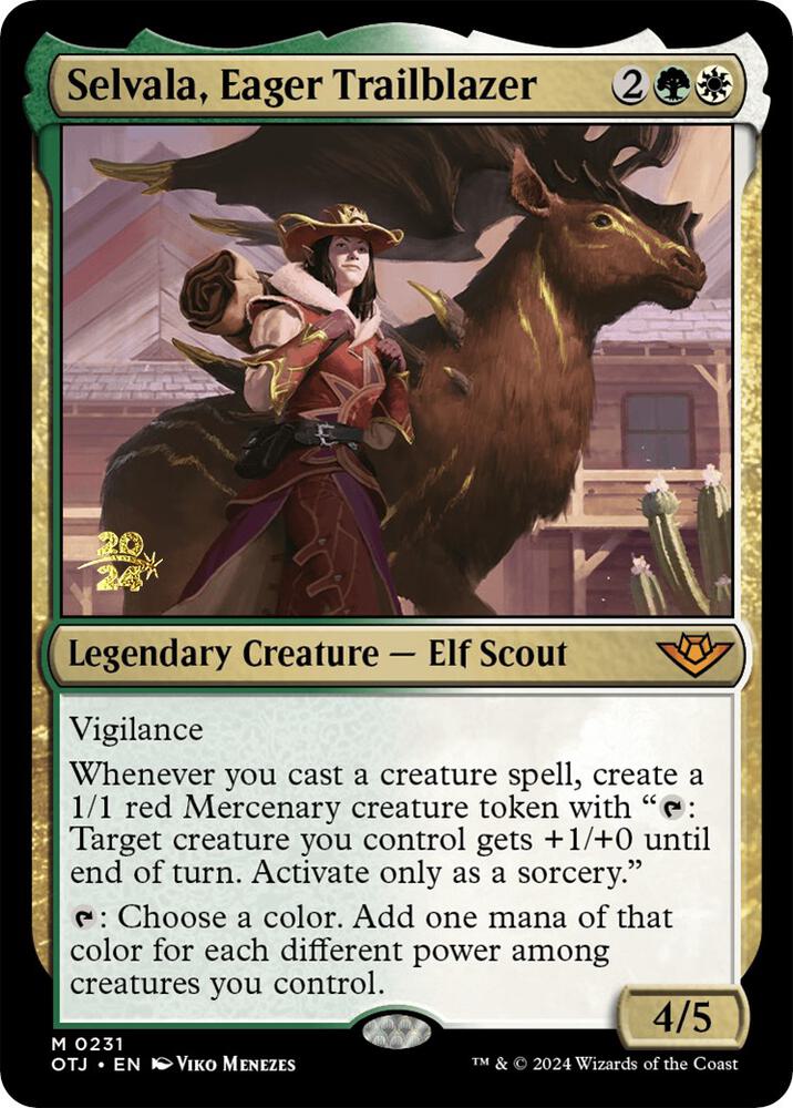 Selvala, Eager Trailblazer 231 card from Prerelease Cards