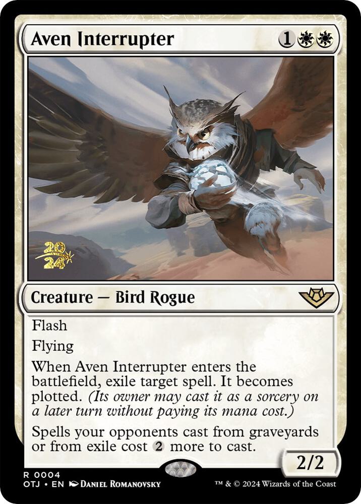 Aven Interrupter 4 card from Prerelease Cards