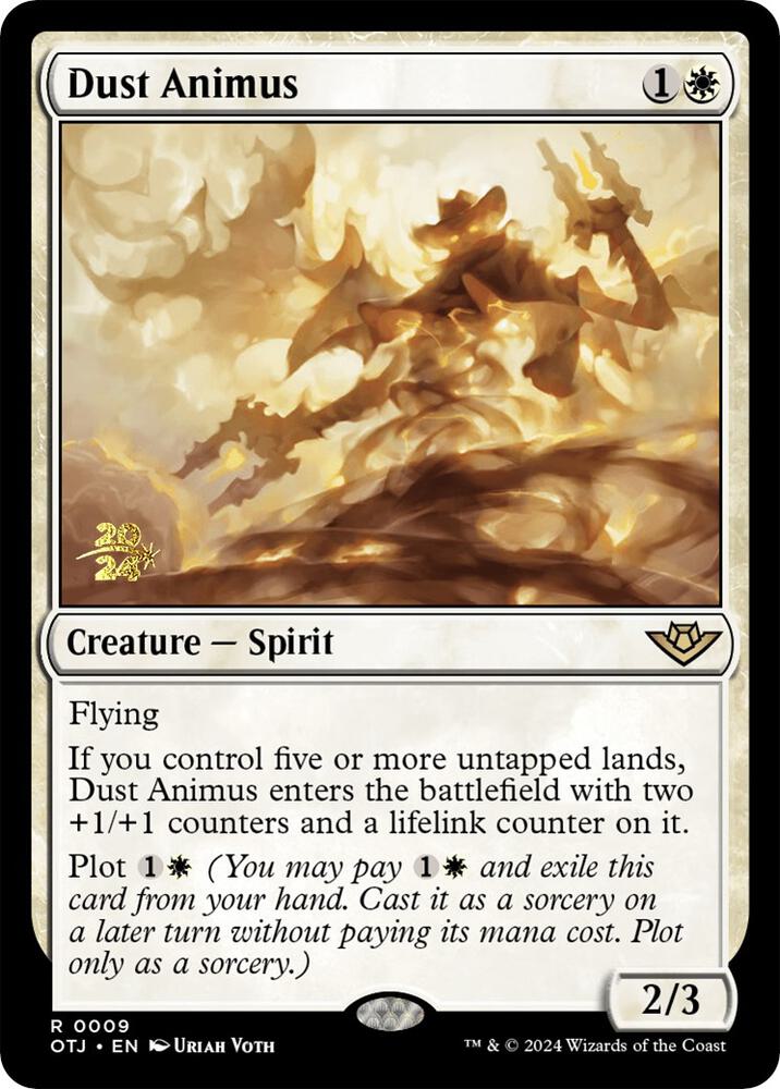 Dust Animus 9 card from Prerelease Cards