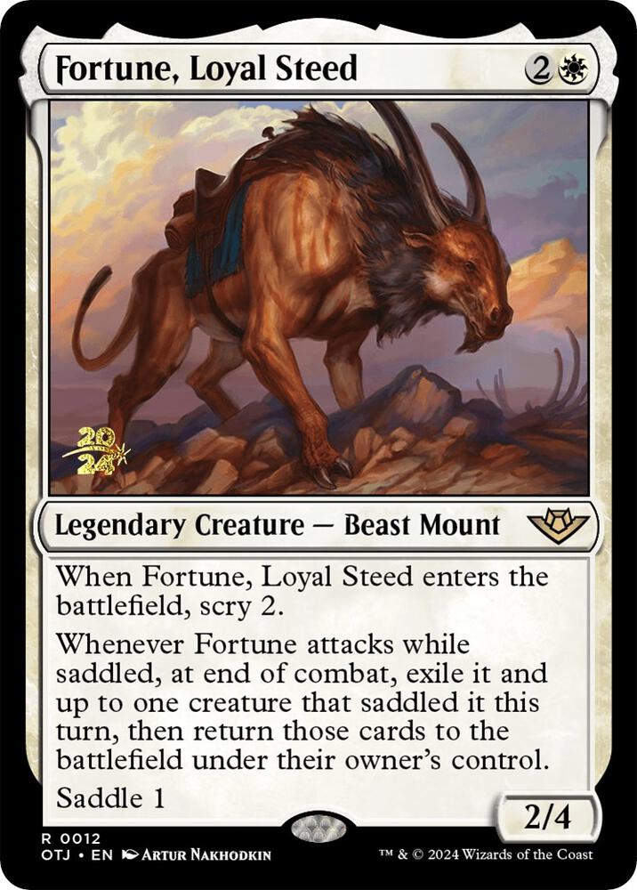 Fortune, Loyal Steed 12 card from Prerelease Cards