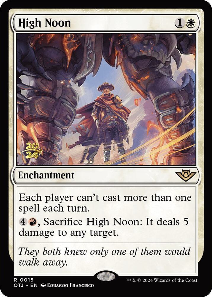 High Noon 15 card from Prerelease Cards