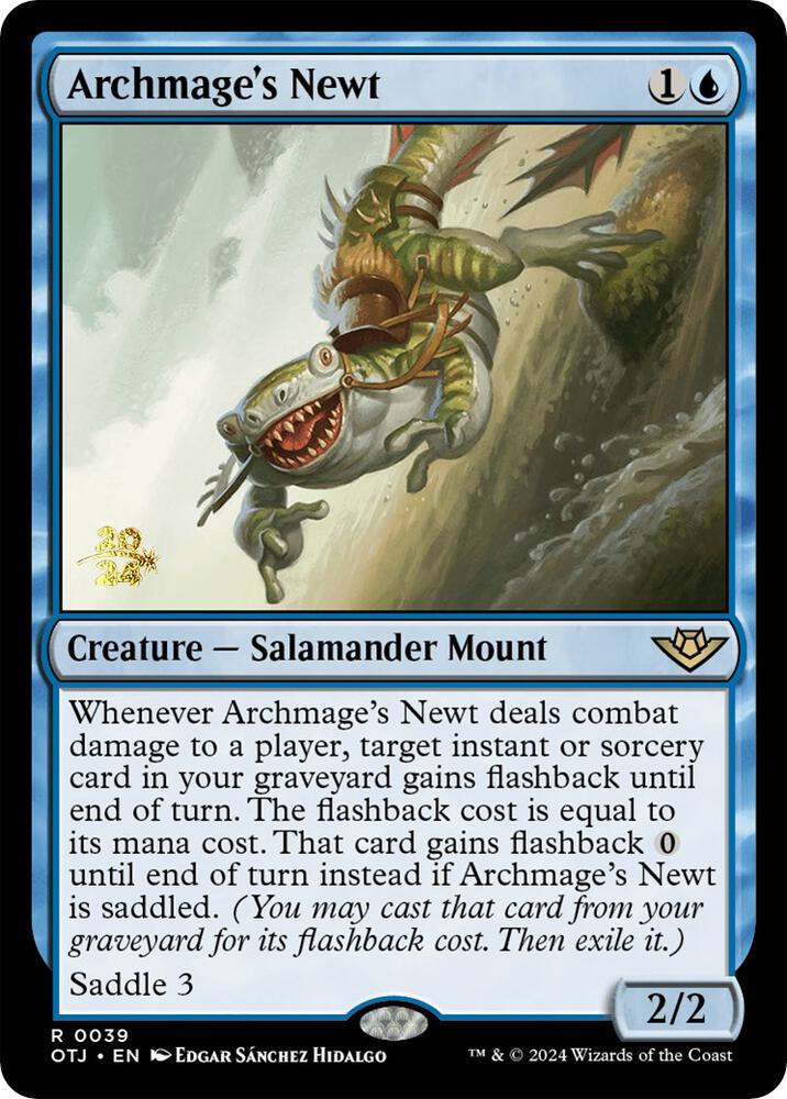 Archmage's Newt 39 card from Prerelease Cards