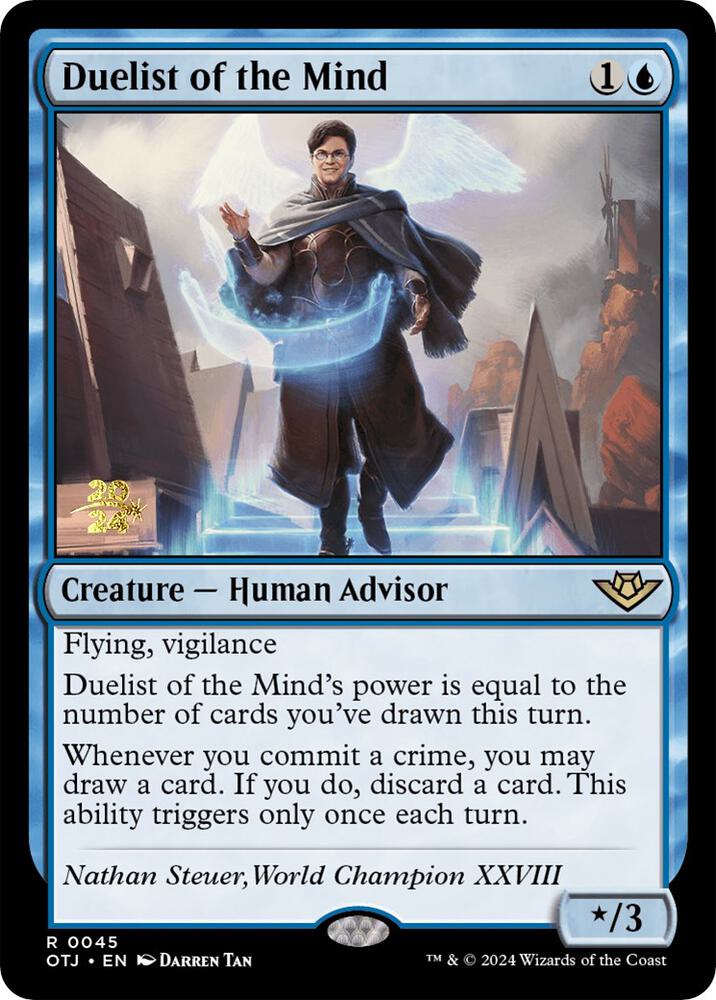 Duelist of the Mind 45 card from Prerelease Cards