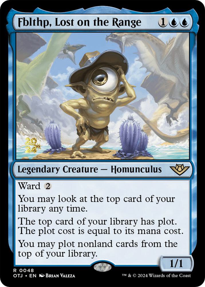 Fblthp, Lost on the Range 48 card from Prerelease Cards