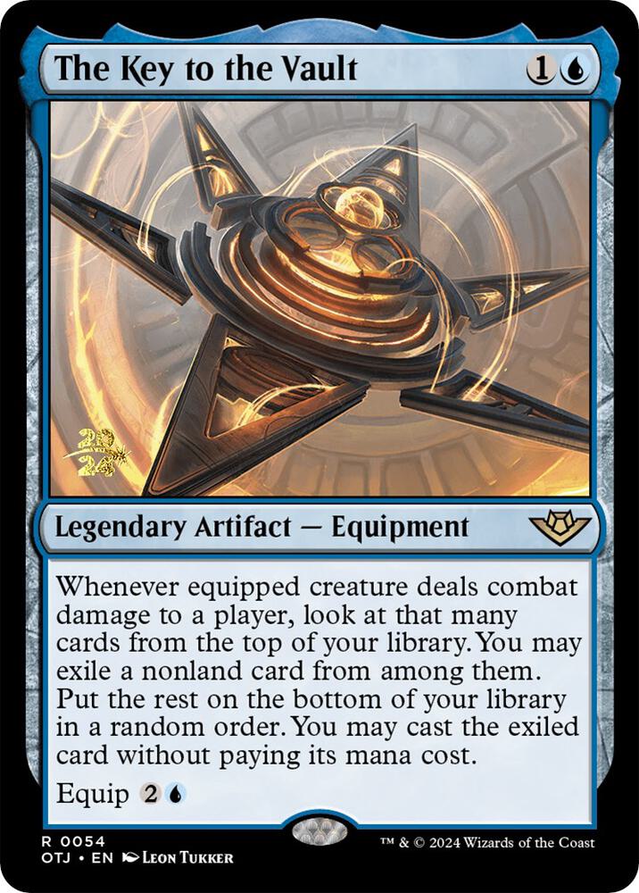 The Key to the Vault 54 card from Prerelease Cards