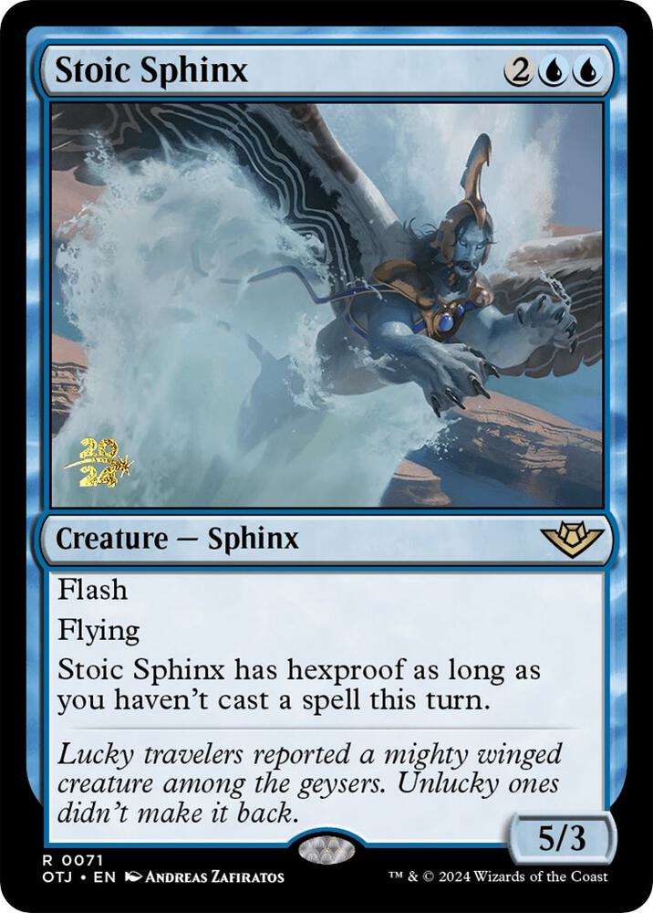 Stoic Sphinx 71 card from Prerelease Cards