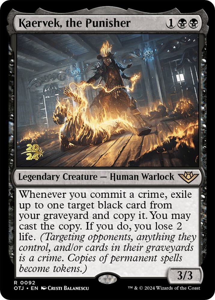 Kaervek, the Punisher 92 card from Prerelease Cards