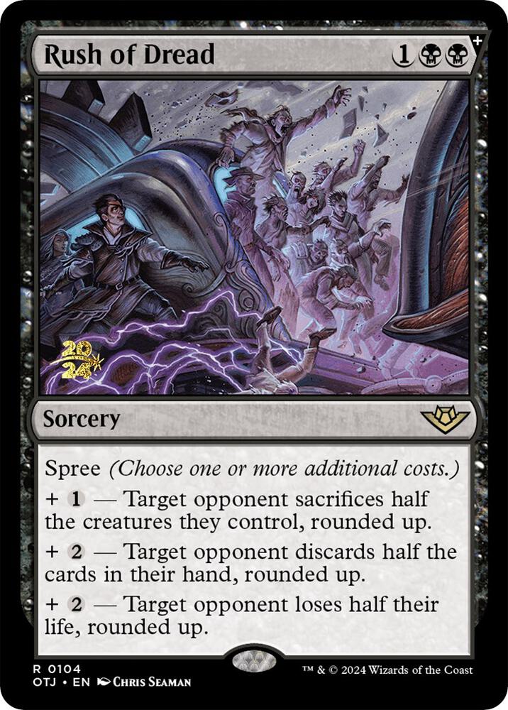 Rush of Dread 104 card from Prerelease Cards