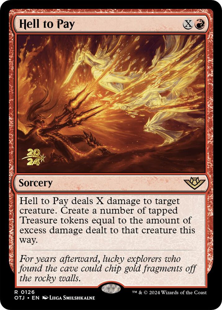 Hell to Pay 126 card from Prerelease Cards