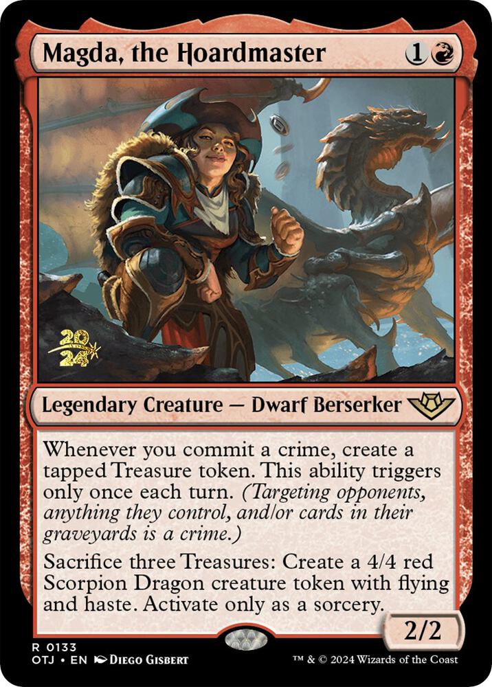 Magda, the Hoardmaster 133 card from Prerelease Cards