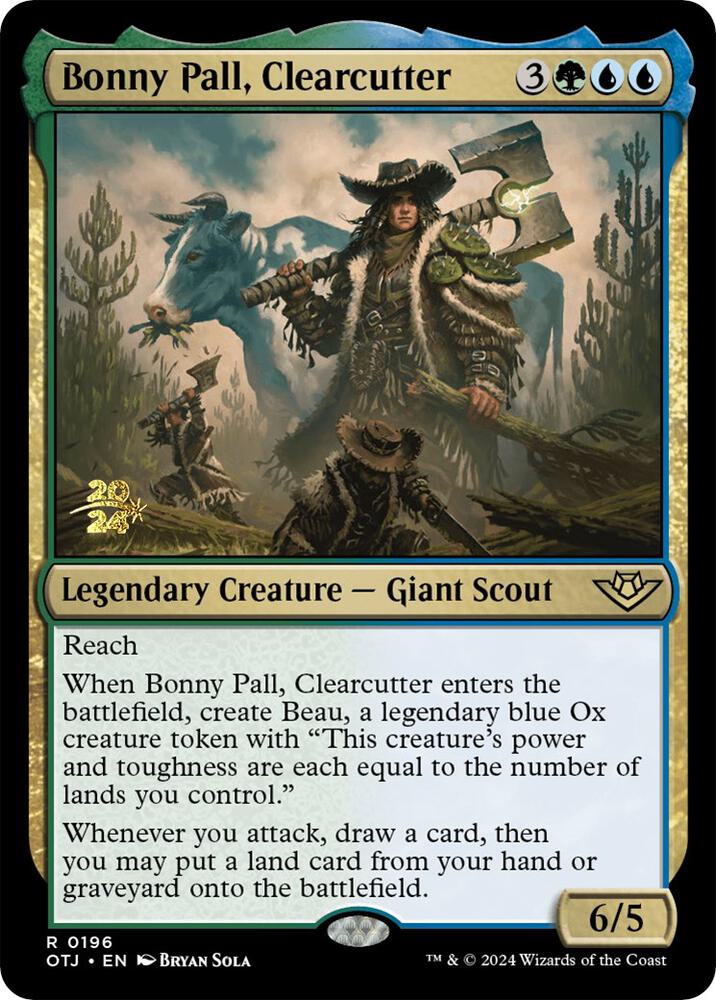 Bonny Pall, Clearcutter 196 card from Prerelease Cards