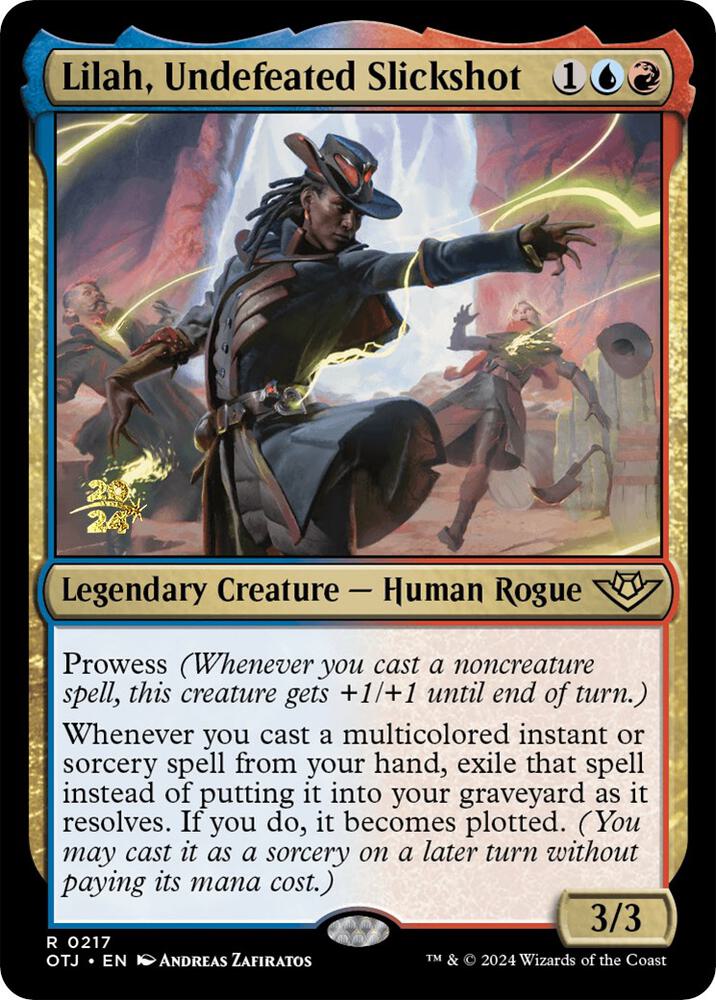 Lilah, Undefeated Slickshot 217 card from Prerelease Cards