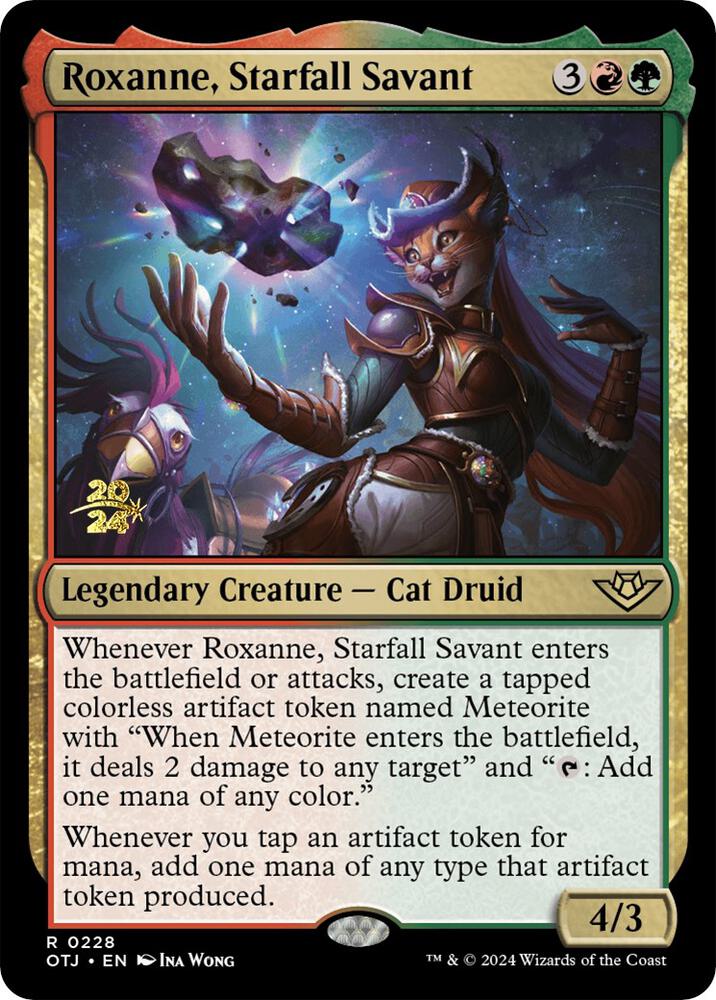 Roxanne, Starfall Savant 228 card from Prerelease Cards