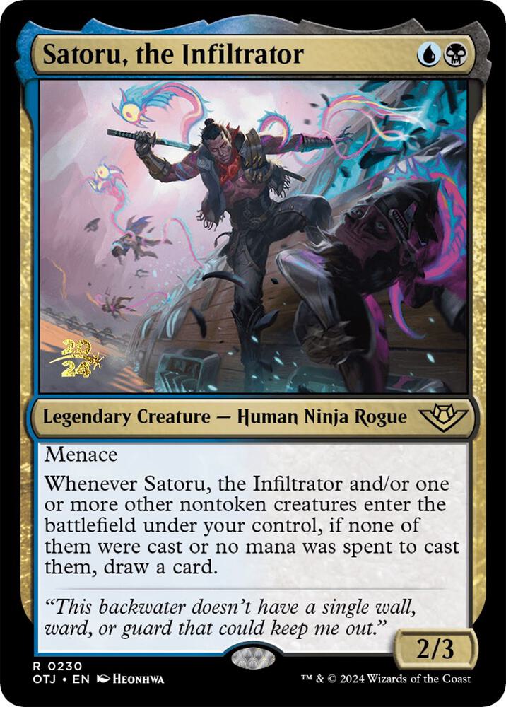 Satoru, the Infiltrator 230 card from Prerelease Cards