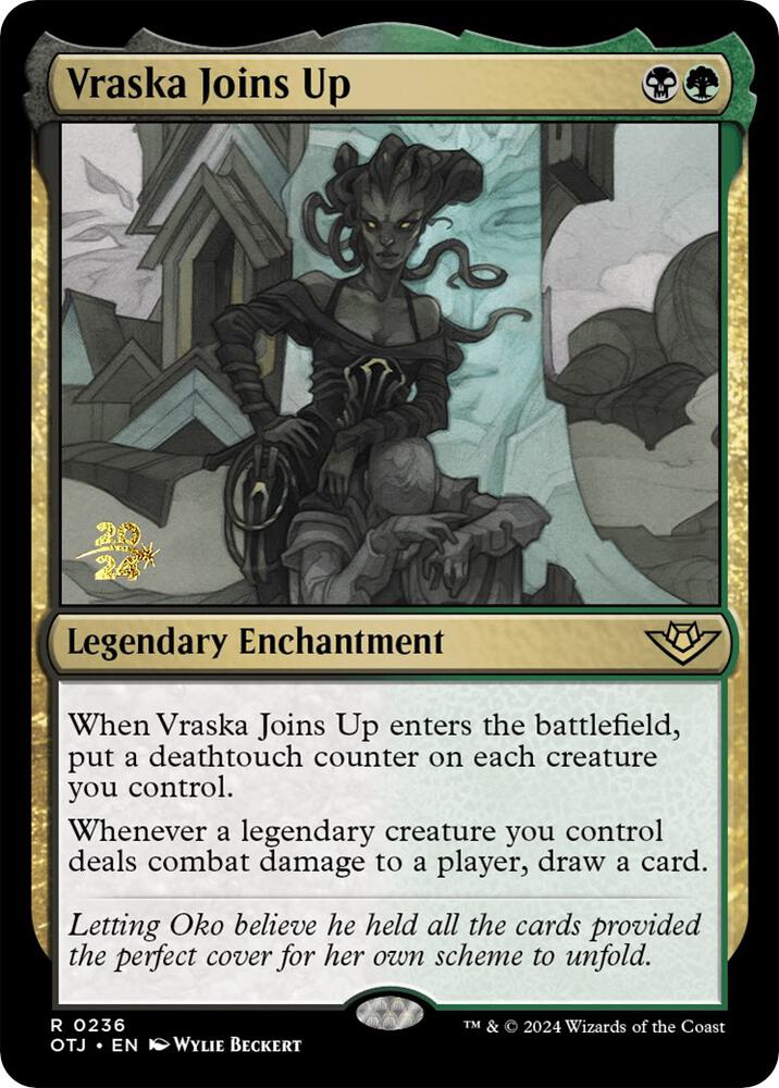Vraska Joins Up 236 card from Prerelease Cards