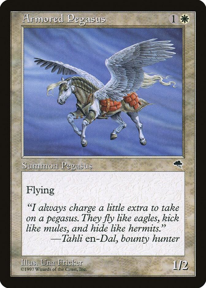 Armored Pegasus 5 card from Tempest