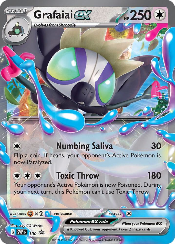 Grafaiai ex 100 card from SV: Scarlet & Violet Promo Cards