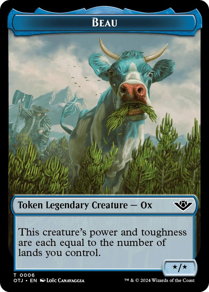 Beau Token 6 card from Outlaws of Thunder Junction