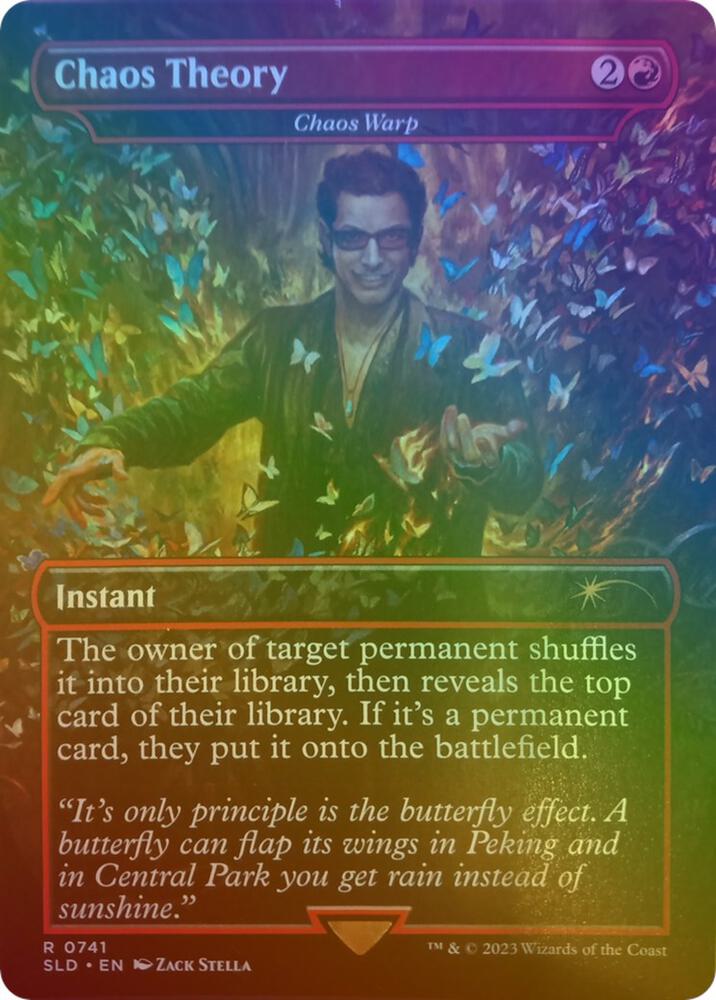 Chaos Theory - Chaos Warp (Rainbow Foil) 741 card from Secret Lair Drop Series