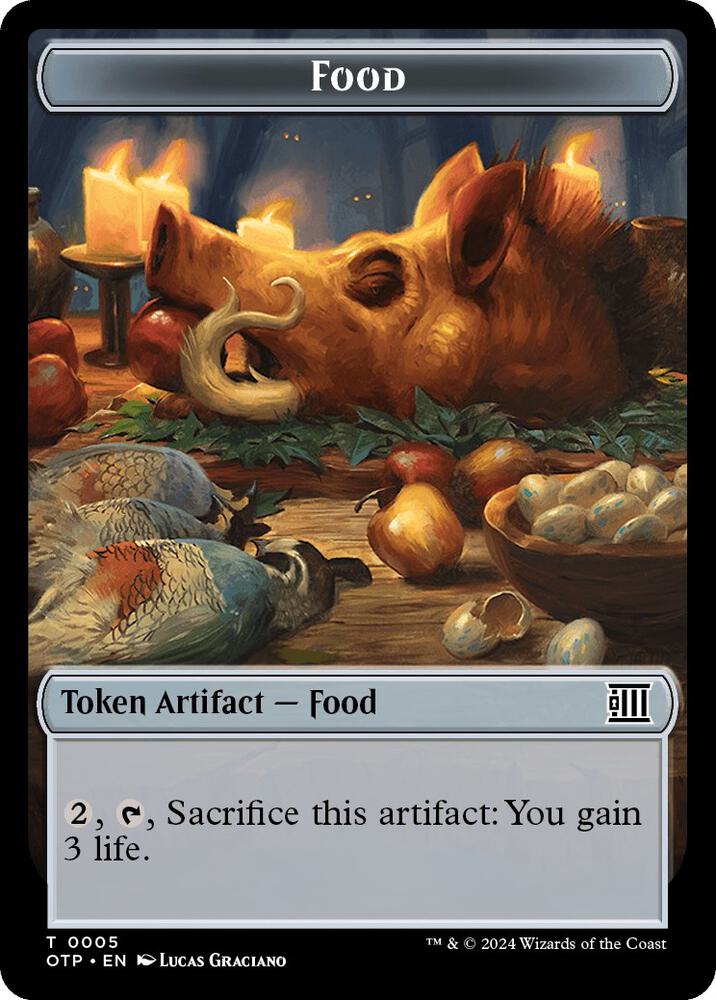 Food Token 5 card from Outlaws of Thunder Junction: Breaking News