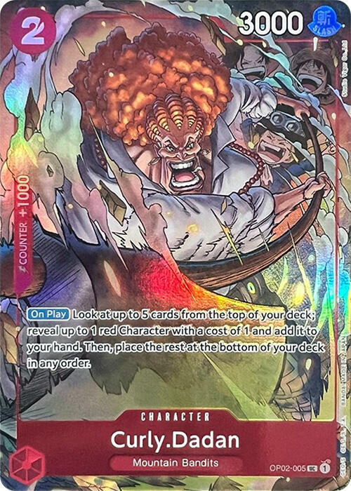 Curly.Dadan (Premium Card Collection -Best Selection Vol. 1-) OP02-005 card from One Piece Promotion Cards