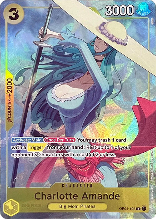 Charlotte Amande (Premium Card Collection -Best Selection Vol. 1-) OP04-105 card from One Piece Promotion Cards