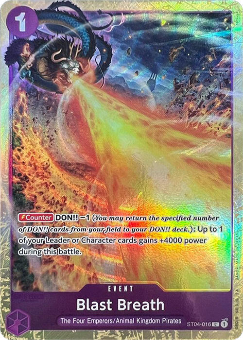 Blast Breath (Premium Card Collection -Best Selection Vol. 1-) ST04-016 card from One Piece Promotion Cards