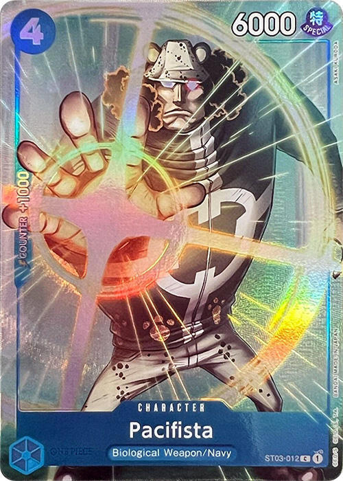 Pacifista (Premium Card Collection -Best Selection Vol. 1-) ST03-012 card from One Piece Promotion Cards