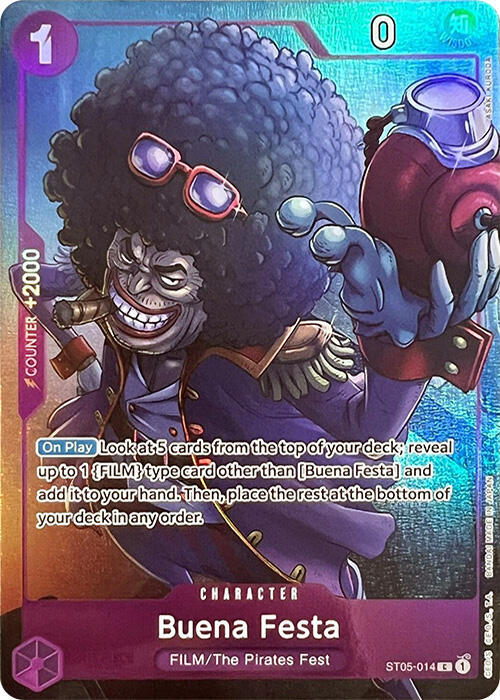 Buena Festa (Premium Card Collection -Best Selection Vol. 1-) ST05-014 card from One Piece Promotion Cards