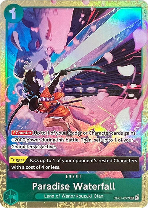Paradise Waterfall (Premium Card Collection -Best Selection Vol. 1-) OP01-057 card from One Piece Promotion Cards