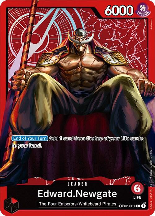 Edward.Newgate (Special Goods Set -Former Four Emperors-) OP02-001 card from One Piece Promotion Cards