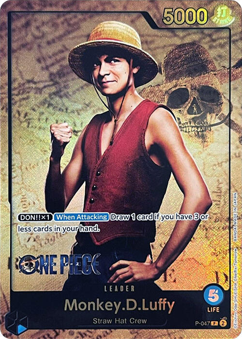 Monkey.D.Luffy (Premium Card Collection -Live Action Edition-) P-047 card from One Piece Promotion Cards