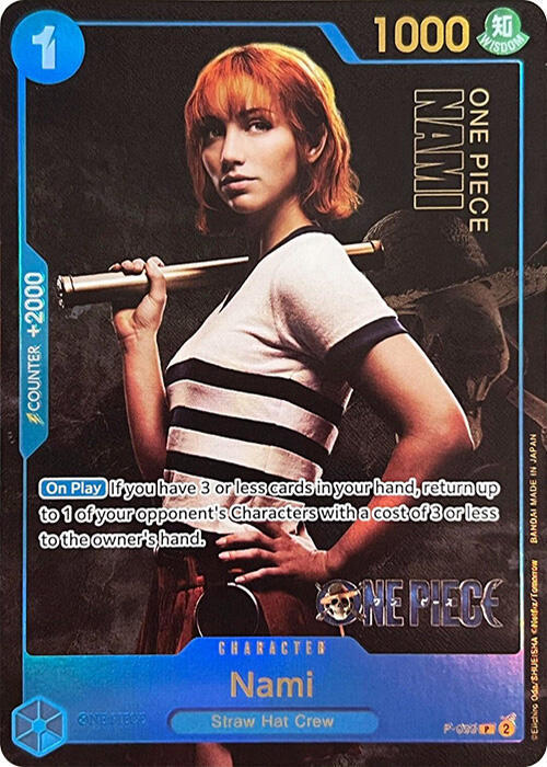 Nami (Premium Card Collection -Live Action Edition-) P-053 card from One Piece Promotion Cards
