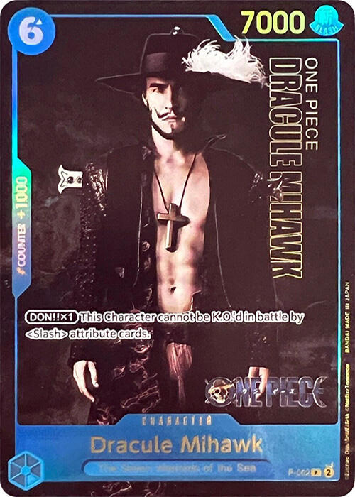 Dracule Mihawk (Premium Card Collection -Live Action Edition-) P-052 card from One Piece Promotion Cards
