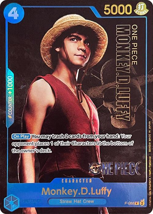 Monkey.D.Luffy (Premium Card Collection -Live Action Edition-) P-055 card from One Piece Promotion Cards